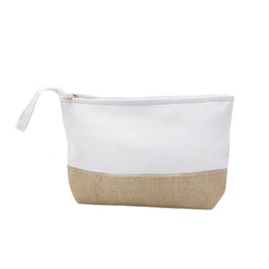 Pouch Juta e Canovaccio Bianco STAFIL